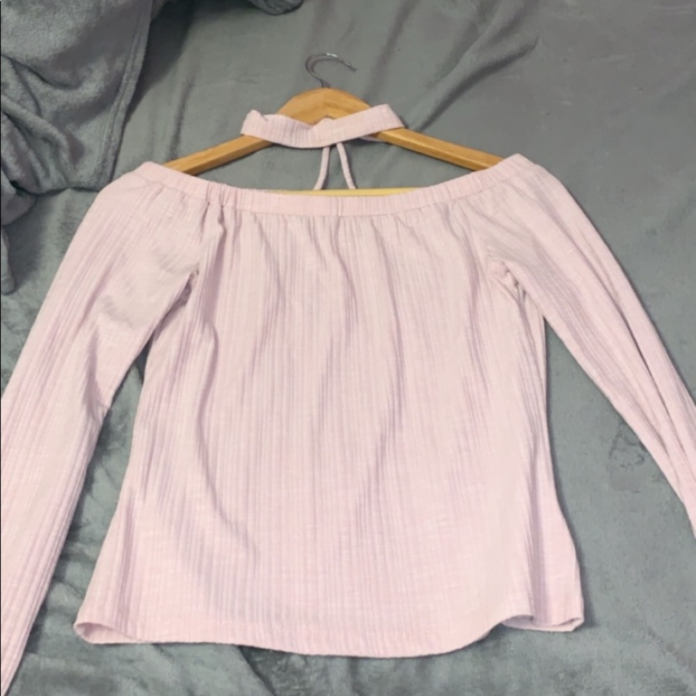 *ON HOLD* Off the Shoulder Choker Top